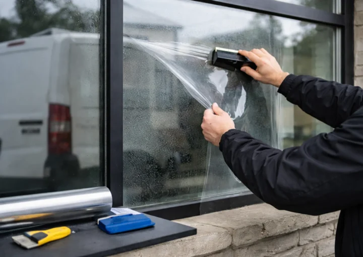 Film anti-effraction pour vitre